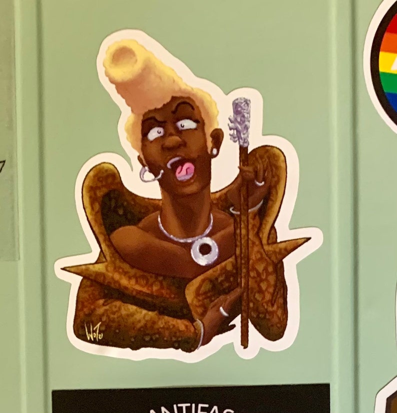 Ruby Rhod Screen Icon Vinyl Sticker image 3