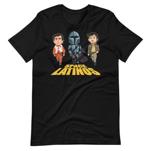 Space Latinos T-Shirt Unisex Black