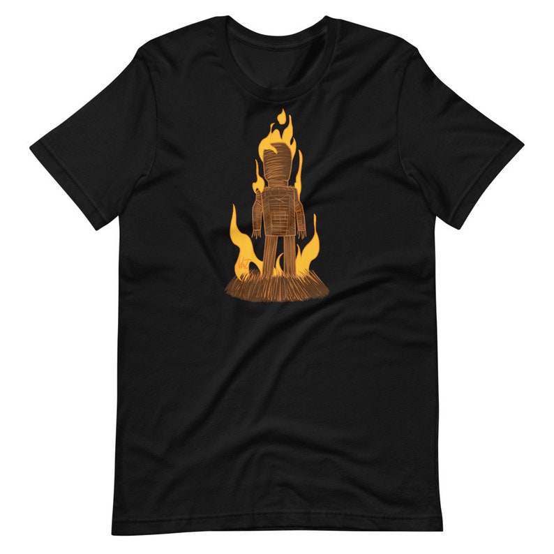 T-shirt Chibi Wicker Man unisexe Black