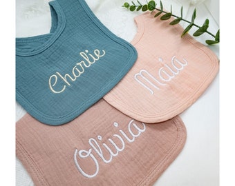 Personalized Embroidery Bib,Custom baby bib,Embroidery baby gift,Personalized baby gift