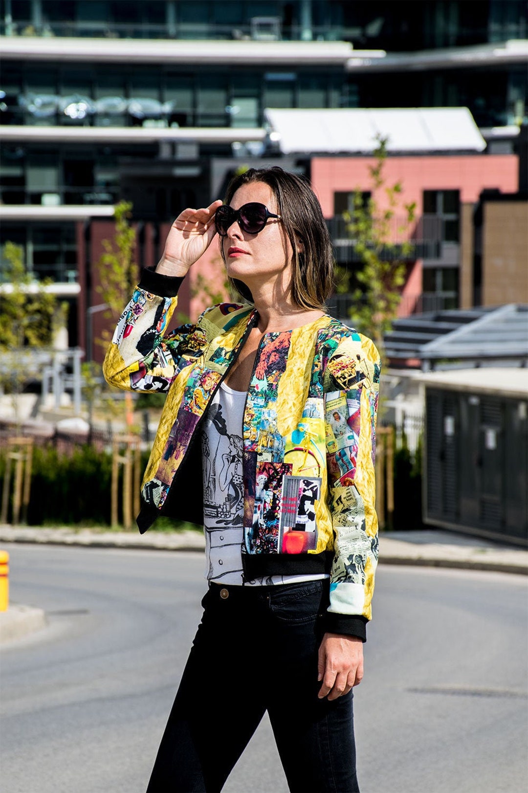 Autum Spring Jacket/women Bomber Jacket/warm Jacket/colorful