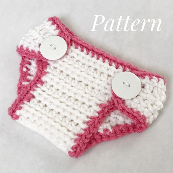Crochet Pattern//Crochet Baby Doll Diaper//Baby Doll Etsy
