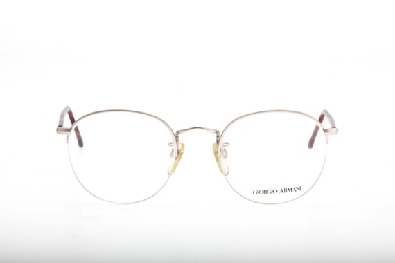 armani round glasses