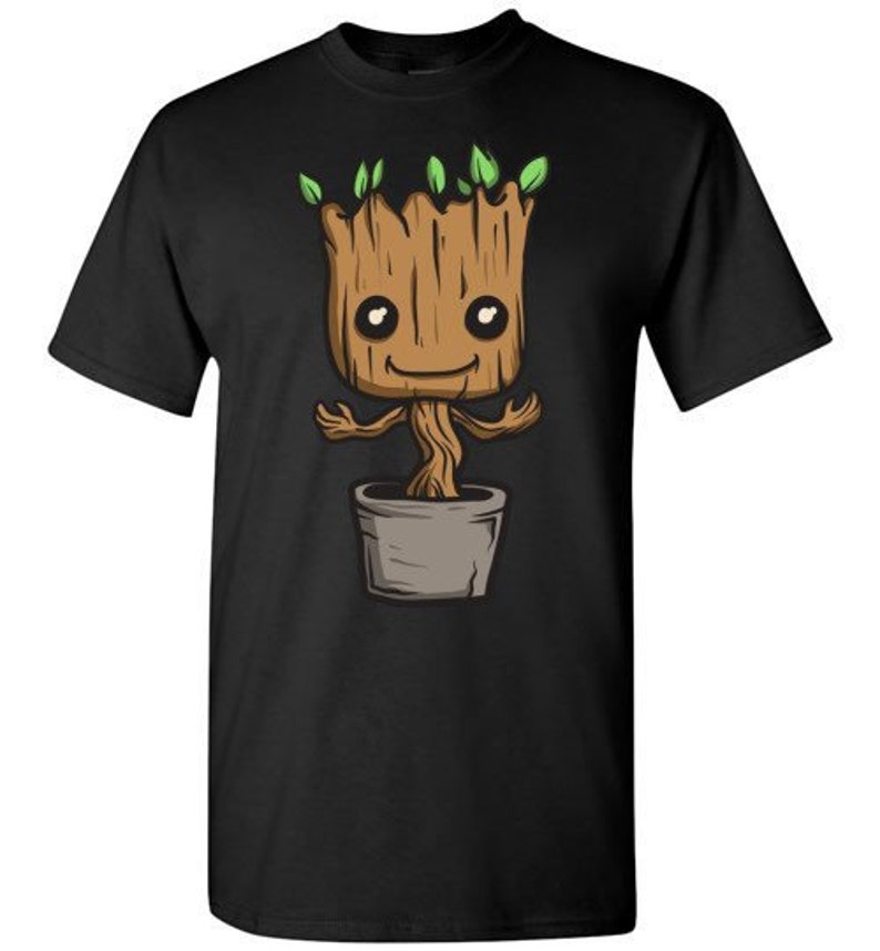 Cute Baby Groot T-Shirt image 2