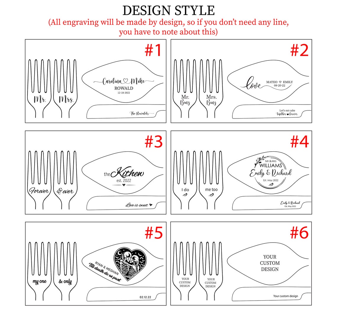 Black Wedding Cake Cutting Set With Forks Cake Server Cutter Etsy