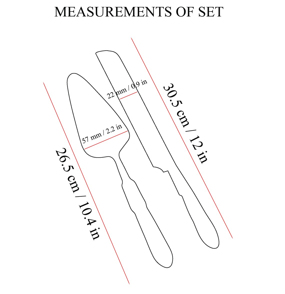 Wedding Cake Knife and Server Set White and Gold Handle Etsy