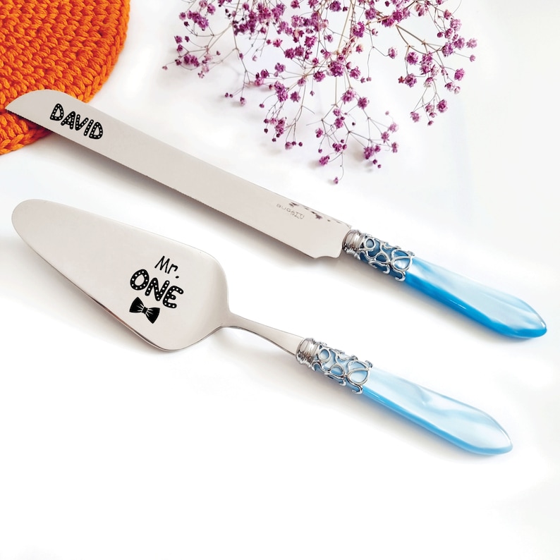 Baby Birthday Cake Knife Decoration Personalised Knife and Etsy