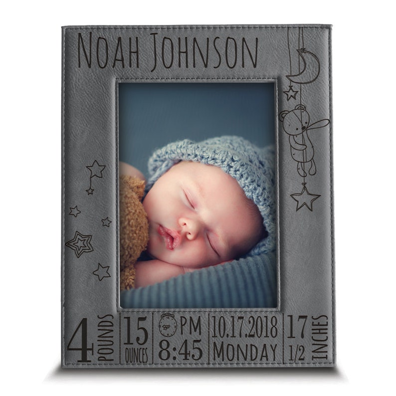 PERSONALIZEBaby Picture FrameBirth AnnouncementBaby Name Etsy