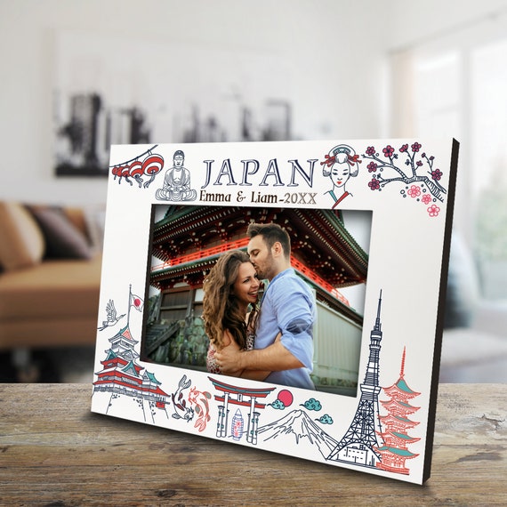 Personalized Japan Picture Frame: UV Print Travel Keepsake - Etsy