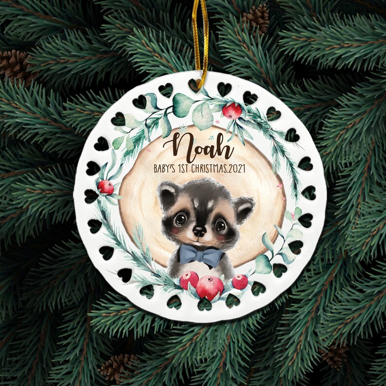 Babys First by Nemcor 3 Piece Infant Christmas Gift Set Raccoon Babys First by Nemcor 3 Piece Infant Christmas Gift Set Raccoon