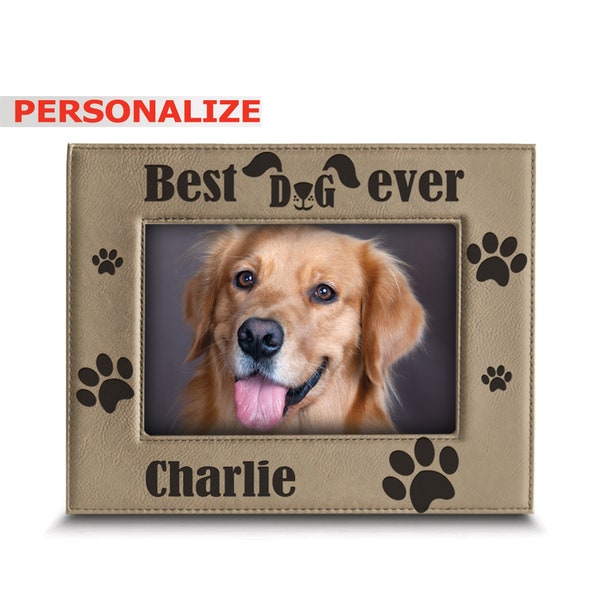 Best Dog Ever Frame Etsy