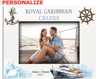 Personalized Cruise Picture Frame: Vacation Photo Keepsake
