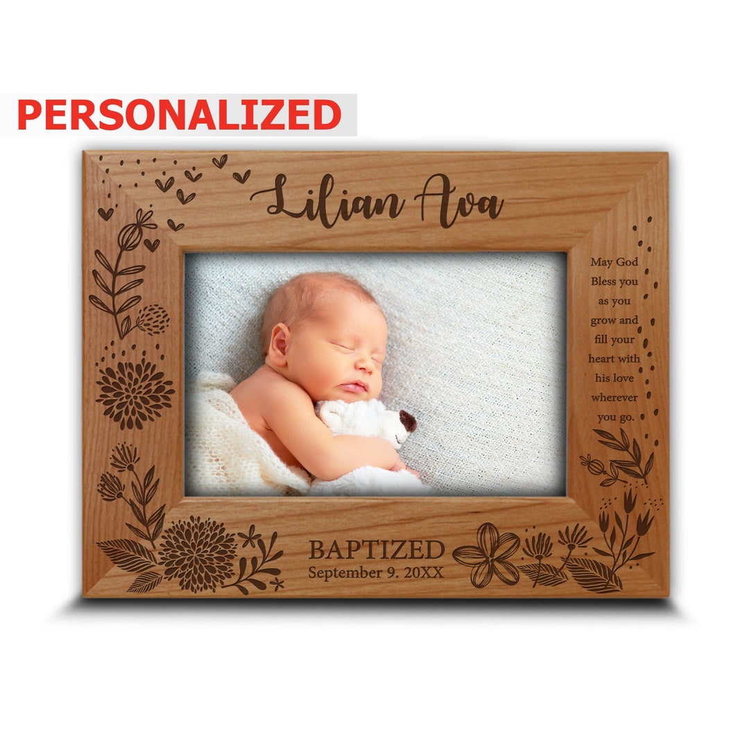 Personalize-baptism Gift-baby Blessings Baptism Gift-christening Gift ...