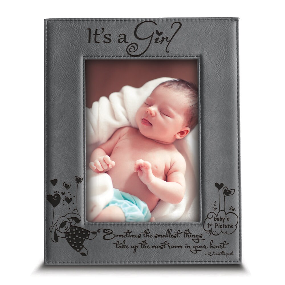 Baby's 1st Picture Frame It's a Girl Picture Frame Etsy