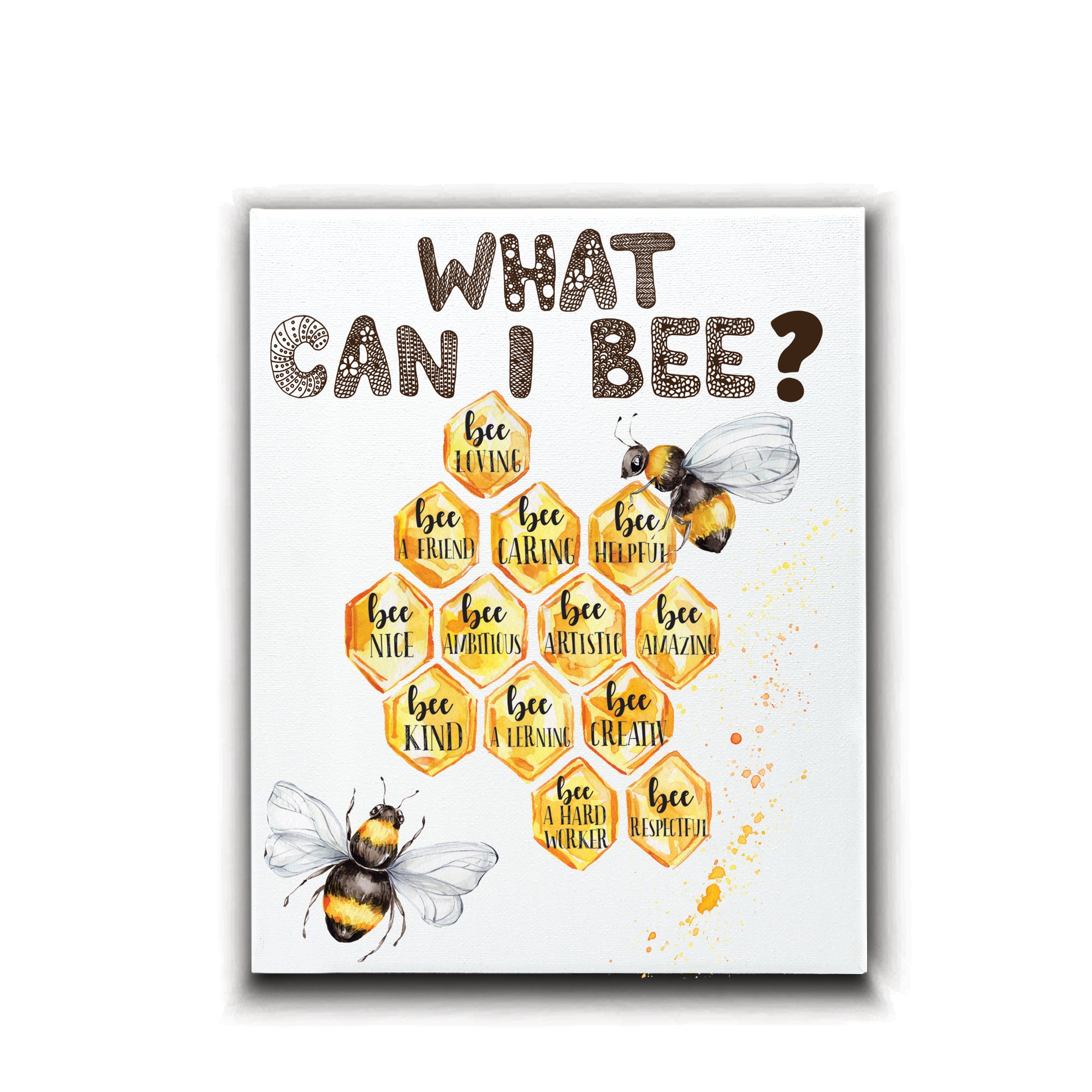 What Can I Bee Teacher Sign Classroom Décor Motivational Etsy