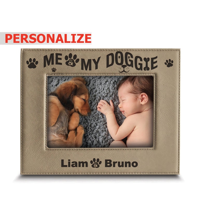 Personalize Me And My Doggie Dog Lover Gift Baby Image 0
