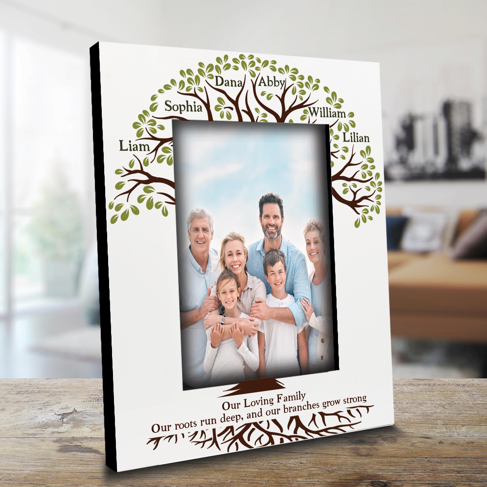 Personalized Family Tree Picture Frame: Generations Keepsake - Etsy