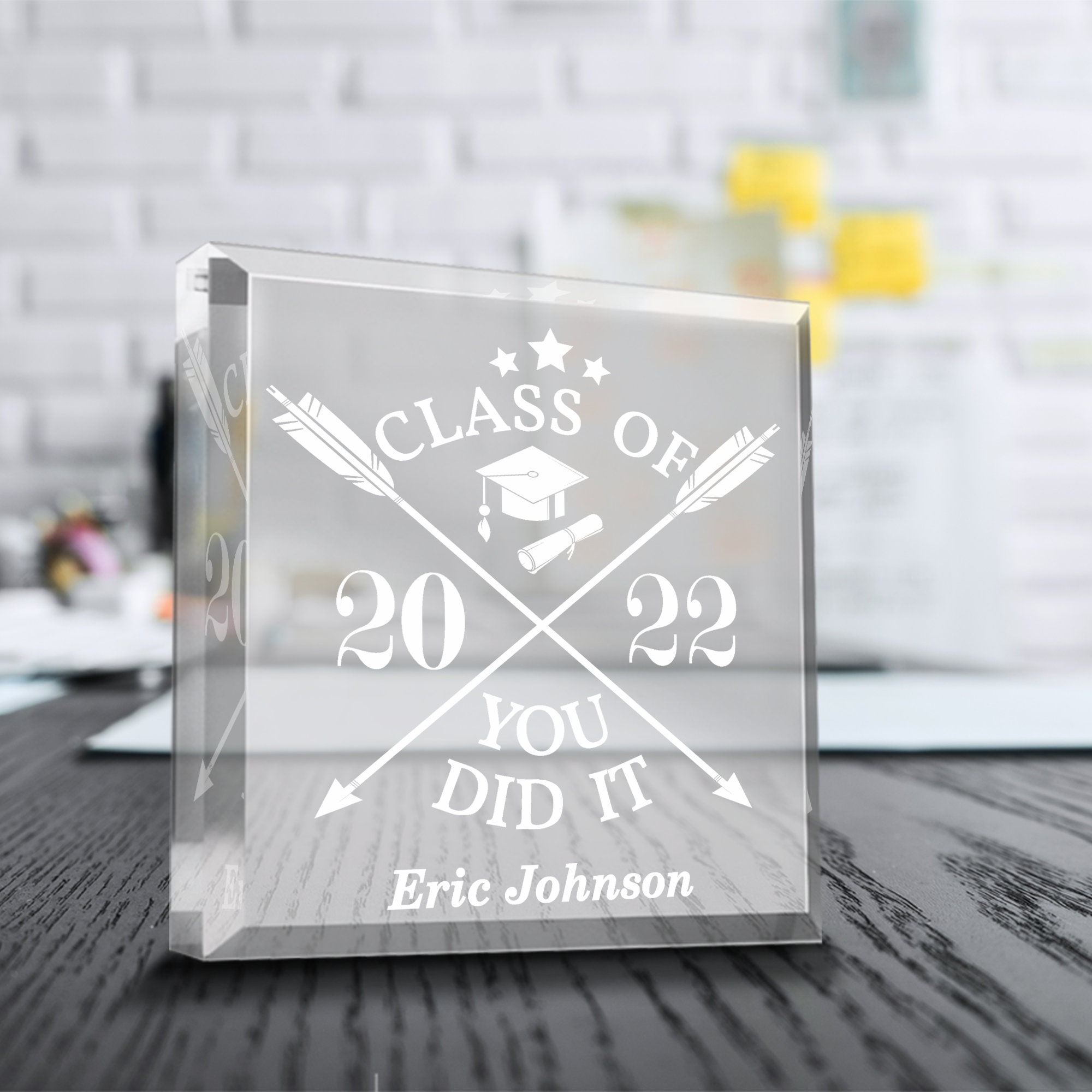 Personalized Graduation Paperweight – Class of 2022 Gift - Etsy
