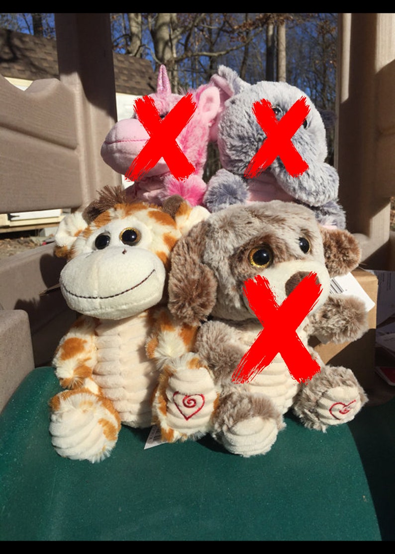 Personalized Stuffed Animal with Name & Date Etsy