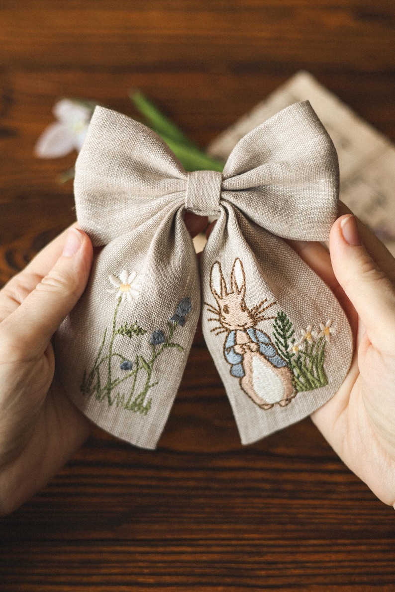 easter hair bow