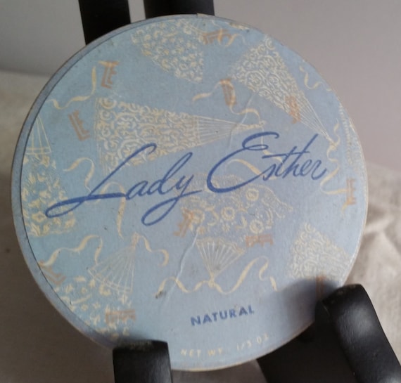 Items similar to Lady Esther Vintage Powder Box Collectible Box For