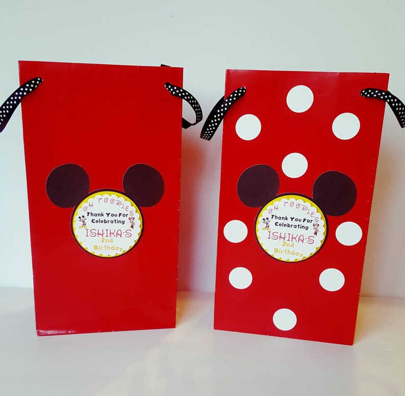 Mickey Mouse and Minnie Goody Bags