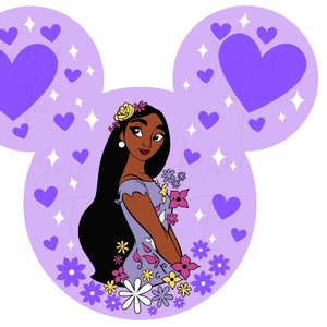 Encanto Isabella Madrigal PNG SVG ,Encanto svg, Clipart Images Instant Digital Download Sublimation, Encanto Birthday Girl Party PNG