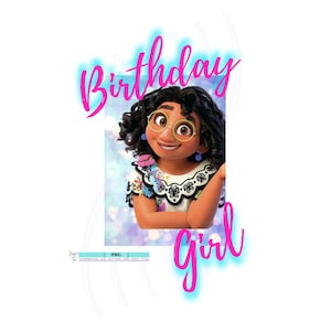 Encanto Mirabel Birthday Girl Digital Art Png Sublimation | Encanto png Sublimate Print | DIGITAL Download| PNG for SUBLIMATION | Clip Art |
