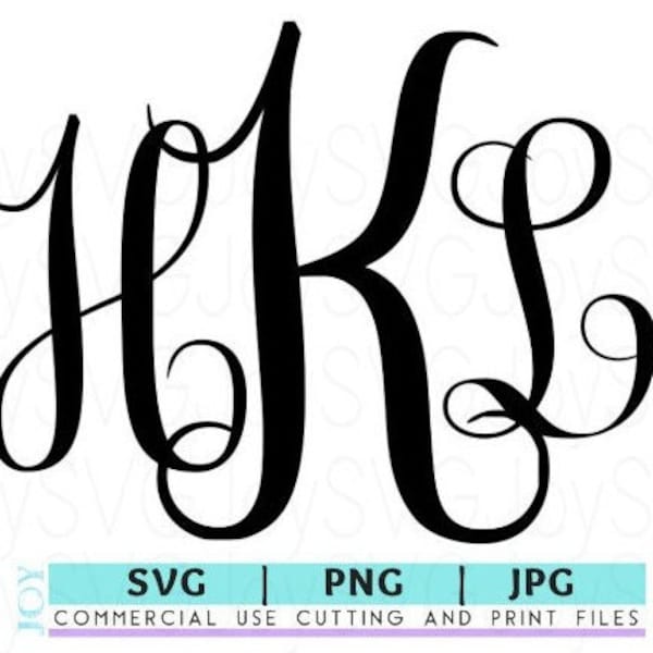 Monogram Svg PNG Alphabet Beta Monogram Alphabet Digital Download Monogram SVG for Cricut And Silhouette