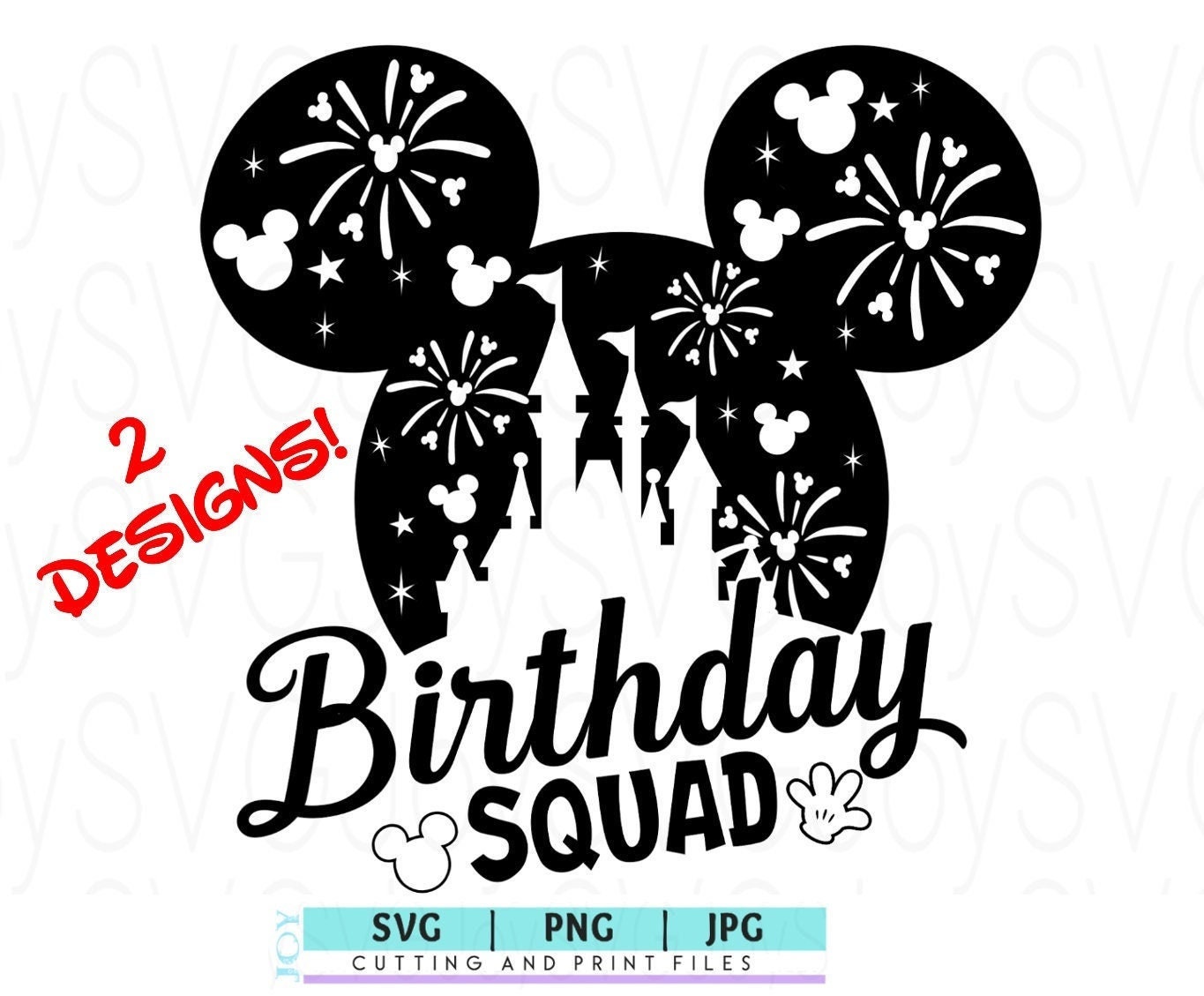 Disneyland Birthday Svg Mickey Mouse Birthday Tshirt SVG Etsy Canada