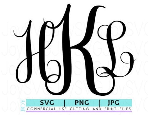 Monogram Svg PNG Alphabet Beta Monogram Alphabet Digital Download Monogram SVG for Cricut And Silhouette