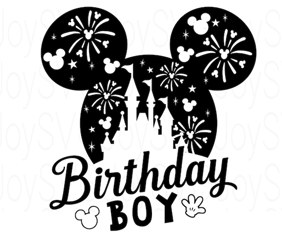 Disneyland Birthday Boy Svg Mickey Mouse Birthday T shirt SVG World Birthday t Shirt Svg Mickey outline Svg cricut cut file