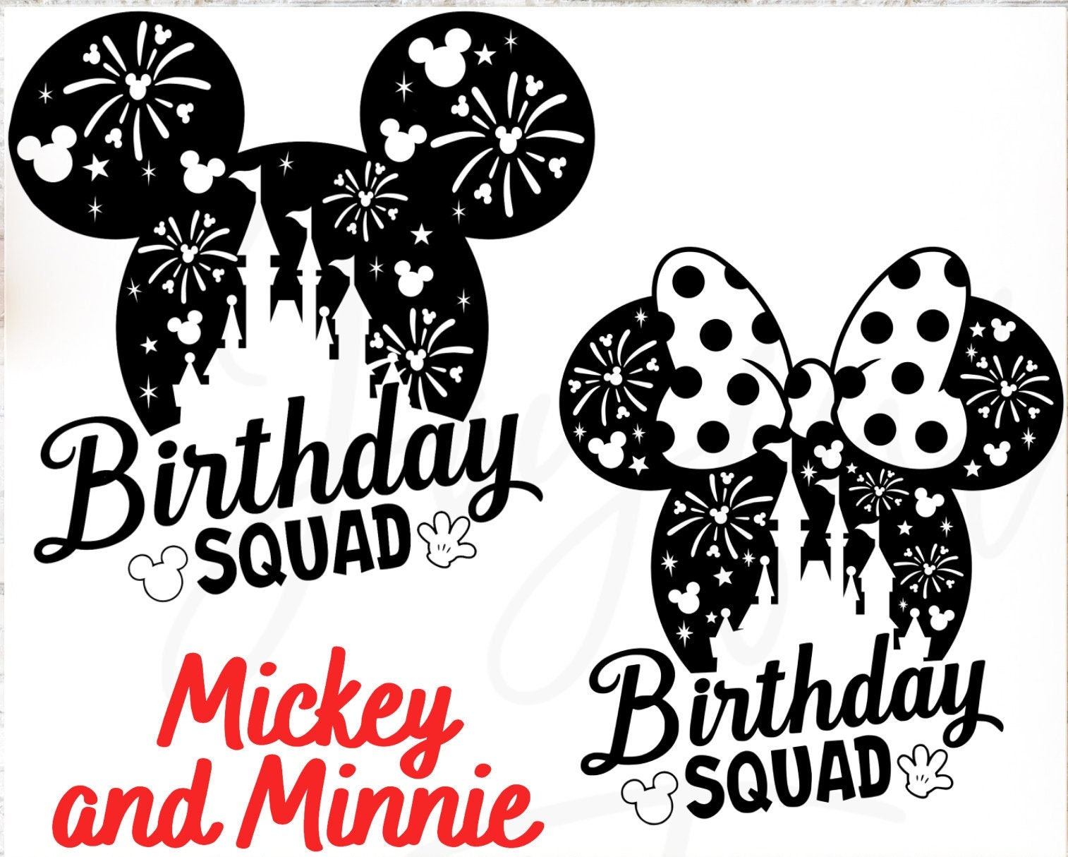 Disneyland Birthday Svg Mickey Mouse Birthday Tshirt SVG Etsy Canada