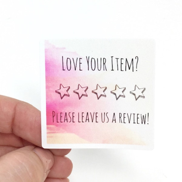 Etsy Review Labels Etsy