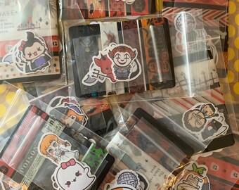 Mystery Halloween Sticker Grab Bag // sticker bomb kit // stickers // vinyl // Scrapbooking