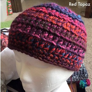 Messy Bun Hat Crochet Pattern // Messy Bun Hat // Ponytail Hat // Pattern ONLY image 5