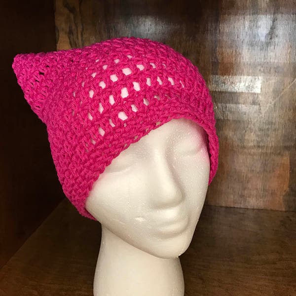 Organic Cotton Pink Pussyhat // beanies // Pink Pussyhat Project // Protest Hat // Women’s March 2021