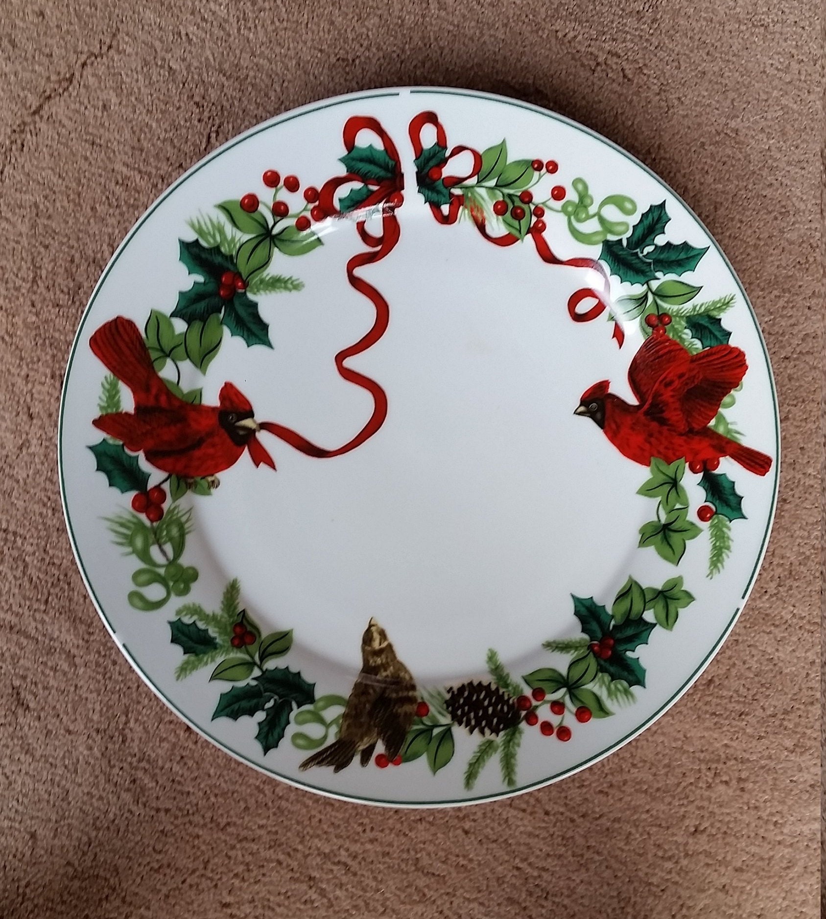 royal norfolk christmas dishes