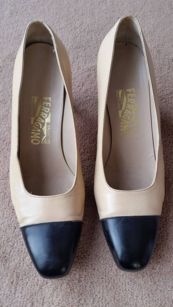 ferragamo black heels