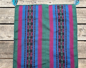 Andean Altar Cloth, natural dyes, alpaca wool