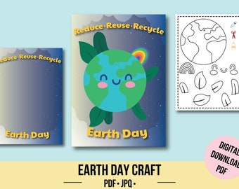 Earth Day Printable Book - Etsy