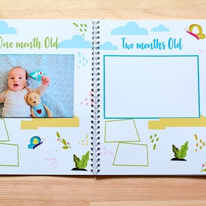 Personalised Printable Baby Book First Year Memory Journal - Etsy