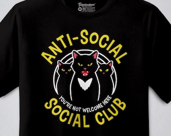 Camiseta antisocial para hombre de Black Cat - Anti-Social Social Club