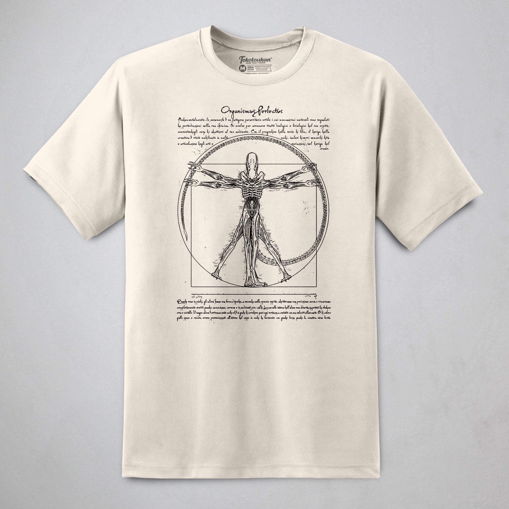 STUDIOSEVEN I'mSEVEN? Tシャツ Vitruvian Xenomorph T-shirt: Alien Movie Inspired Design - Etsy
