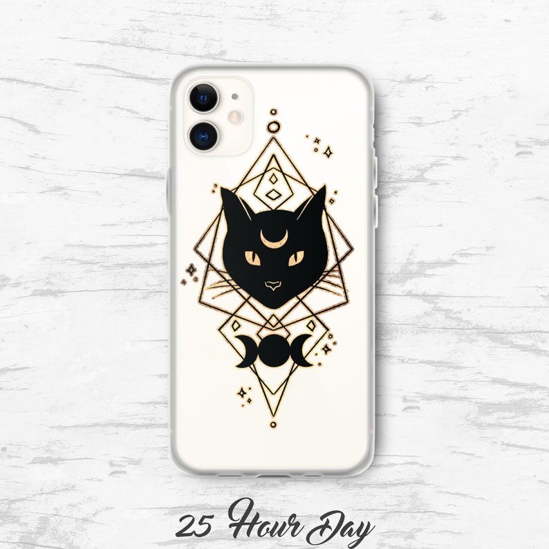 iphone 11 black cat phone case