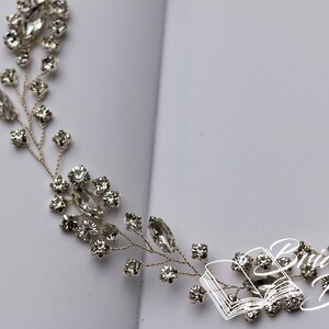 Produktbild von ROSENICE Kristall Diadem Haarband Brautschmuck Stirnband Strass