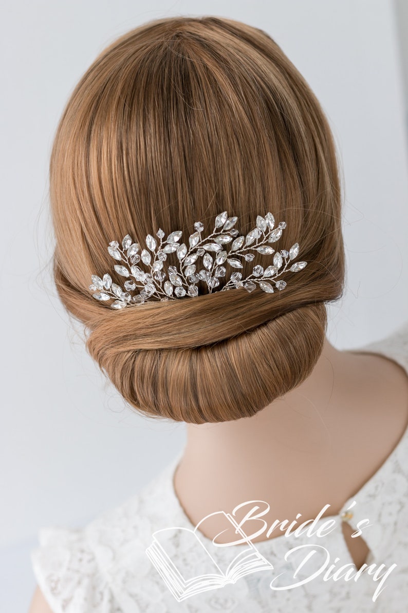 Wedding Hair Jewelry Crystals and Rhinestones Bridal Hair Etsy