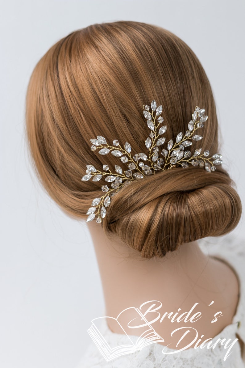 Wedding Hair Jewelry Crystals and Rhinestones Bridal Hair Etsy