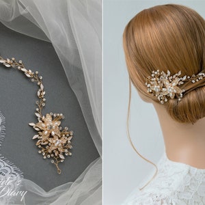 Bridal hairpiece, wedding headband, bridal hair, wedding accessoires, tiara image 2