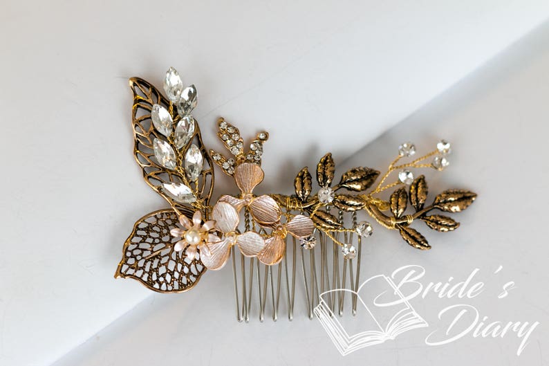 Braut-Haarkamm Set, 2 Stück, Mit Strass Und Kristallen, Glitzerndes Haaraccessoire Für Hochzeit